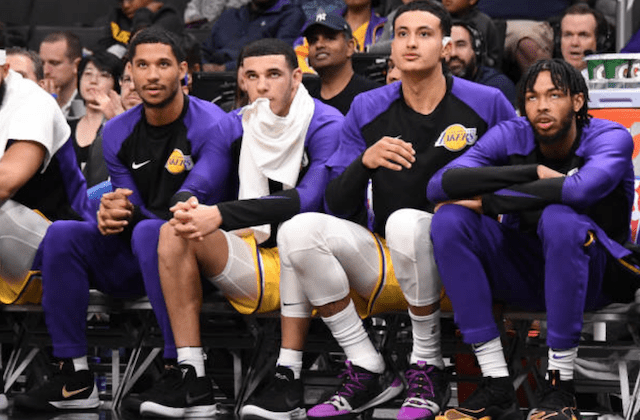 Lonzo Ball, Josh Hart, Brandon Ingram, Kyle Kuzma, Lakers