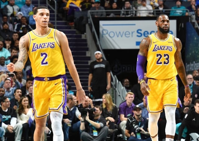 Lonzo Ball, LeBron James, Lakers