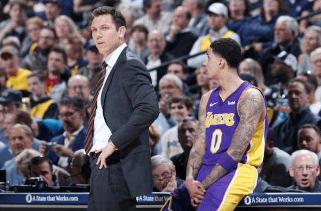 Kyle Kuzma, Luke Walton, Lakers