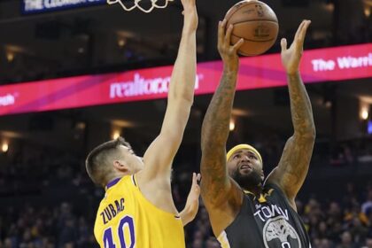 Ivica Zubac, DeMarcus Cousins, Lakers, Warriors