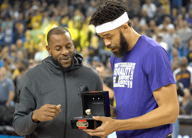 Lakers Video: JaVale McGee Receives Championship Ring From Andre ...