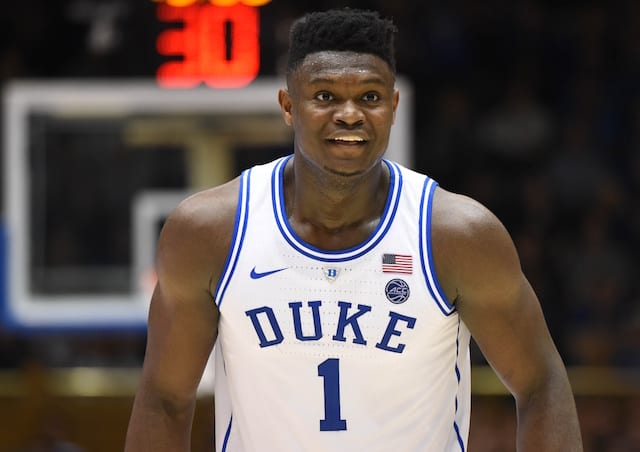 Zion Williamson, Duke Blue Devils, NCAA Tournament