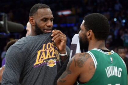 Kyrie Irving, LeBron James, Lakers