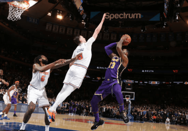 LeBron James, Mario Hezonja, Lakers, Knicks