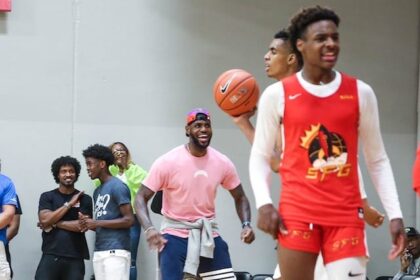 LeBron James, Bronny James, Lakers, AAU