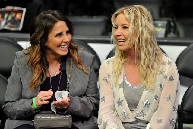 Jeanie Buss, Linda Rambis, Lakers