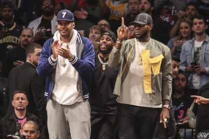 Carmelo Anthony, LeBron James, Lakers