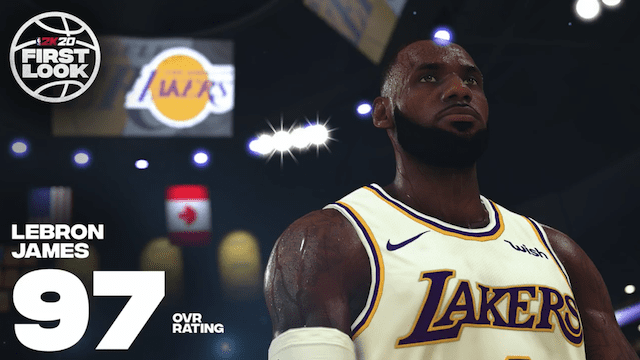 LeBron James, Lakers, NBA 2K