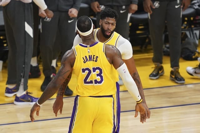 Lebron James Anthony Davis Lakers