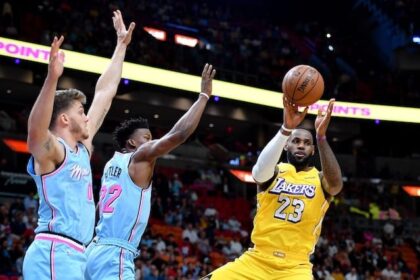 LeBron James, Lakers, Heat
