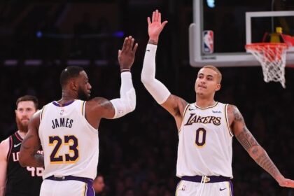 LeBron James, Kyle Kuzma, Lakers