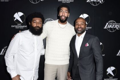 Anthony Davis, Derek Fisher, First Entertainment Credit Union