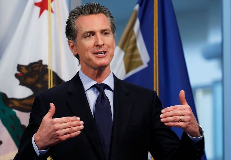 California Governor Gavin Newsom