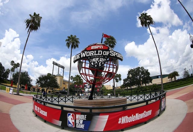 ESPN World Wide of Sports Complex logo, NBA restart