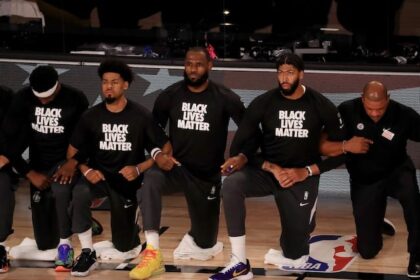 Kentavious Caldwell-Pope, Quinn Cook, Anthony Davis, LeBron James, Doc Rivers