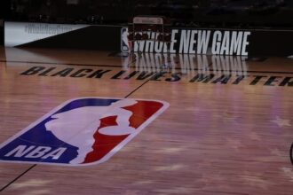 NBA court, Black Lives Matter, NBA restart
