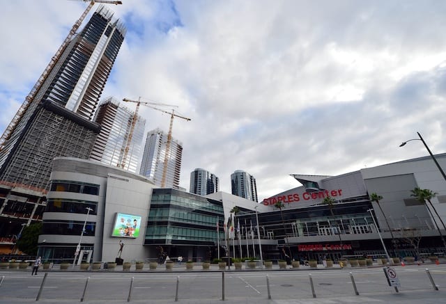 Staples Center exterior view