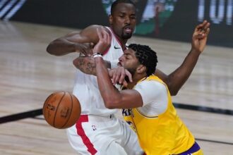 Anthony Davis, Serge Ibaka, Lakers, Raptors