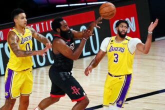 Anthony Davis, James Harden, Kyle Kuzma