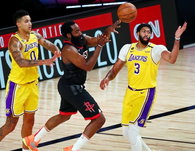 Anthony Davis, James Harden, Kyle Kuzma