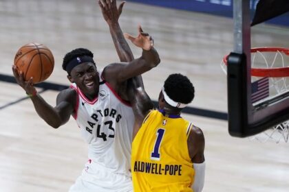 Kentavious Caldwell-Pope, Pascal Siakam, Toronto Raptors, Los Angeles Lakers
