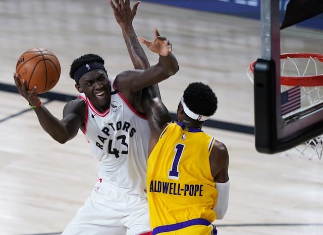 Kentavious Caldwell-Pope, Pascal Siakam, Toronto Raptors, Los Angeles Lakers