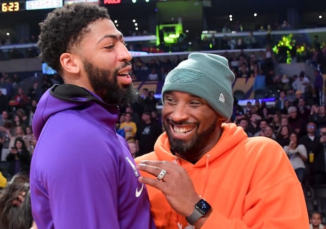 Lakers News Kobe Bryant Showed Anthony Davis How To Be A Professional