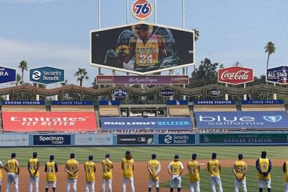 Kobe Bryant, Gianna Bryant, Dodgers, Lakers