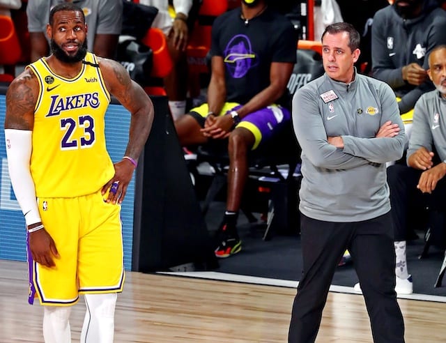 LeBron James, Frank Vogel, Lakers