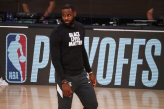 LeBron James, NBA Playoffs sign