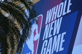 Whole New Game sign, 2020 NBA Playoffs