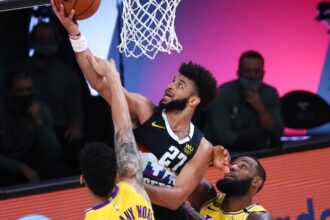 Danny Green, LeBron James, Jamal Murray