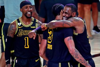 Kentavious Caldwell-Pope, Anthony Davis, LeBron James