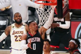 LeBron James, Kyle Kuzma, Russell Westbrook