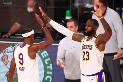 LeBron James, Rajon Rondo, Frank Vogel