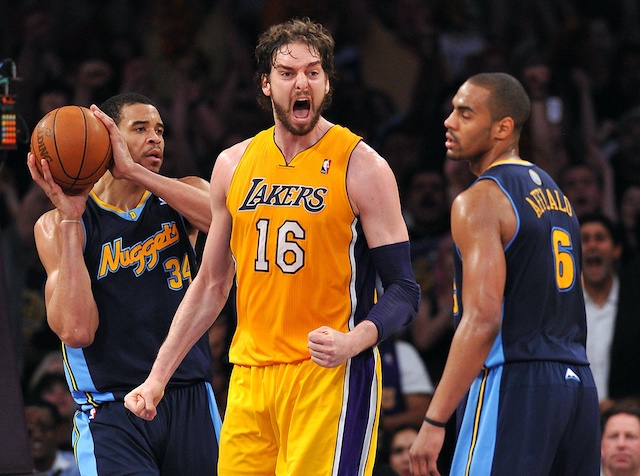 Pau Gasol, JaVale McGee, Lakers
