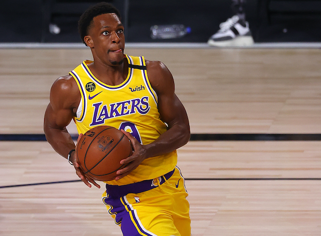 Lakers News Rajon Rondo Motivated By Being On Championship Caliber Team