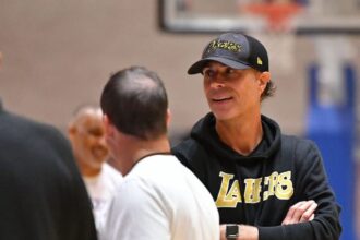 Rob Pelinka, Frank Vogel, Lakers
