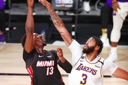 Anthony Davis, Bam Adebayo, Lakers, Heat