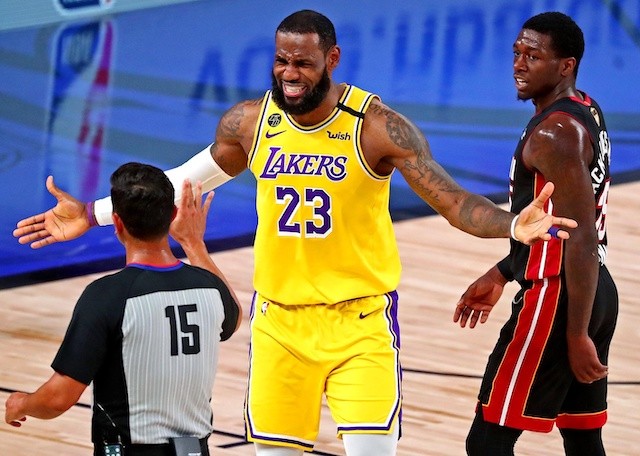 LeBron James, referee