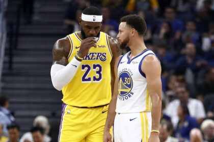 Stephen Curry, LeBron James, Lakers