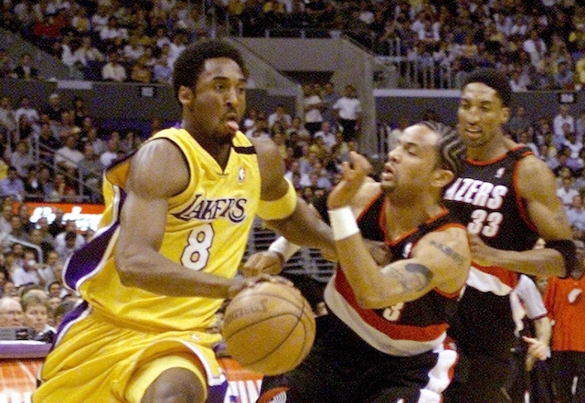 Kobe Bryant, Scottie Pippen, Damon Stoudamire, 2000 Western Conference Finals