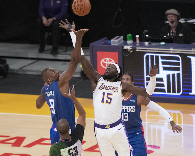 Montrezl Harrell, jump ball