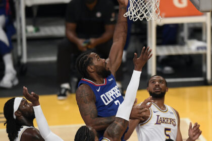 Montrezl Harrell, Talen Horton-Tucker, Kawhi Leonard, Wesley Matthews