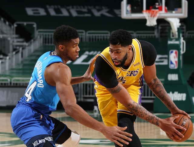 Giannis Antetokounmpo, Anthony Davis, Lakers