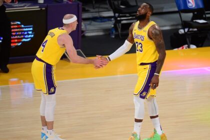 Alex Caruso, LeBron James, Lakers