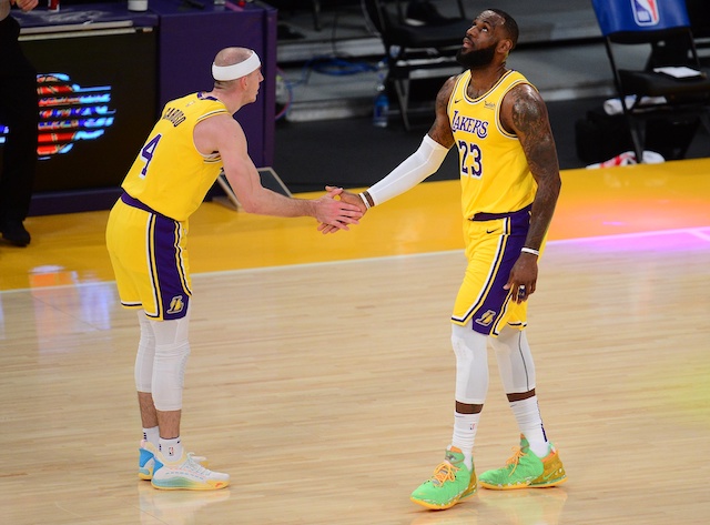 Alex Caruso, LeBron James, Lakers