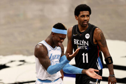 Dennis Schroder, Kyrie Irving, Lakers