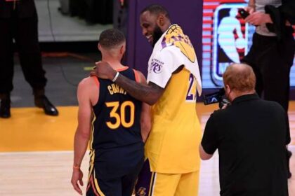 Stephen Curry Lebron James Lakers