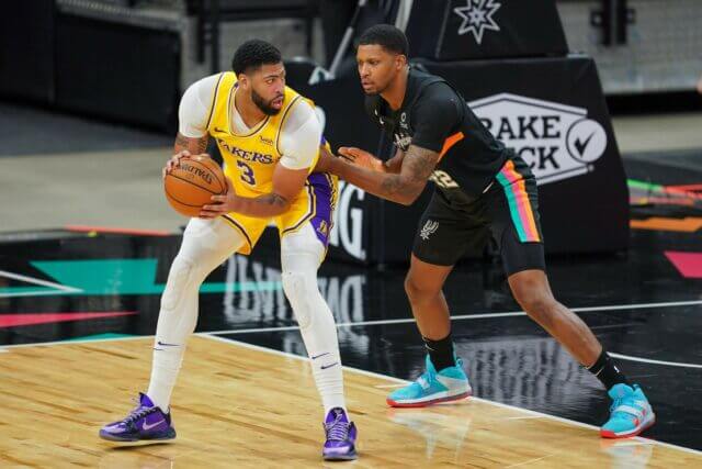 Anthony Davis, Rudy Gay, Lakers, Spurs